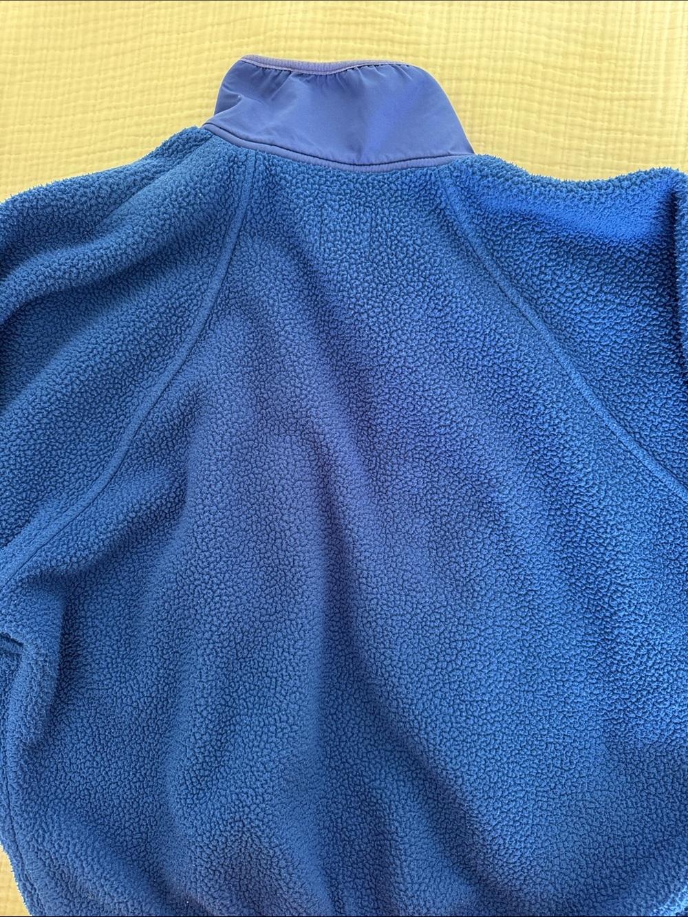 FP Movement by Free People Royal Blue Sherpa Jacket with Contrast Pockets - Picture 4 of 6